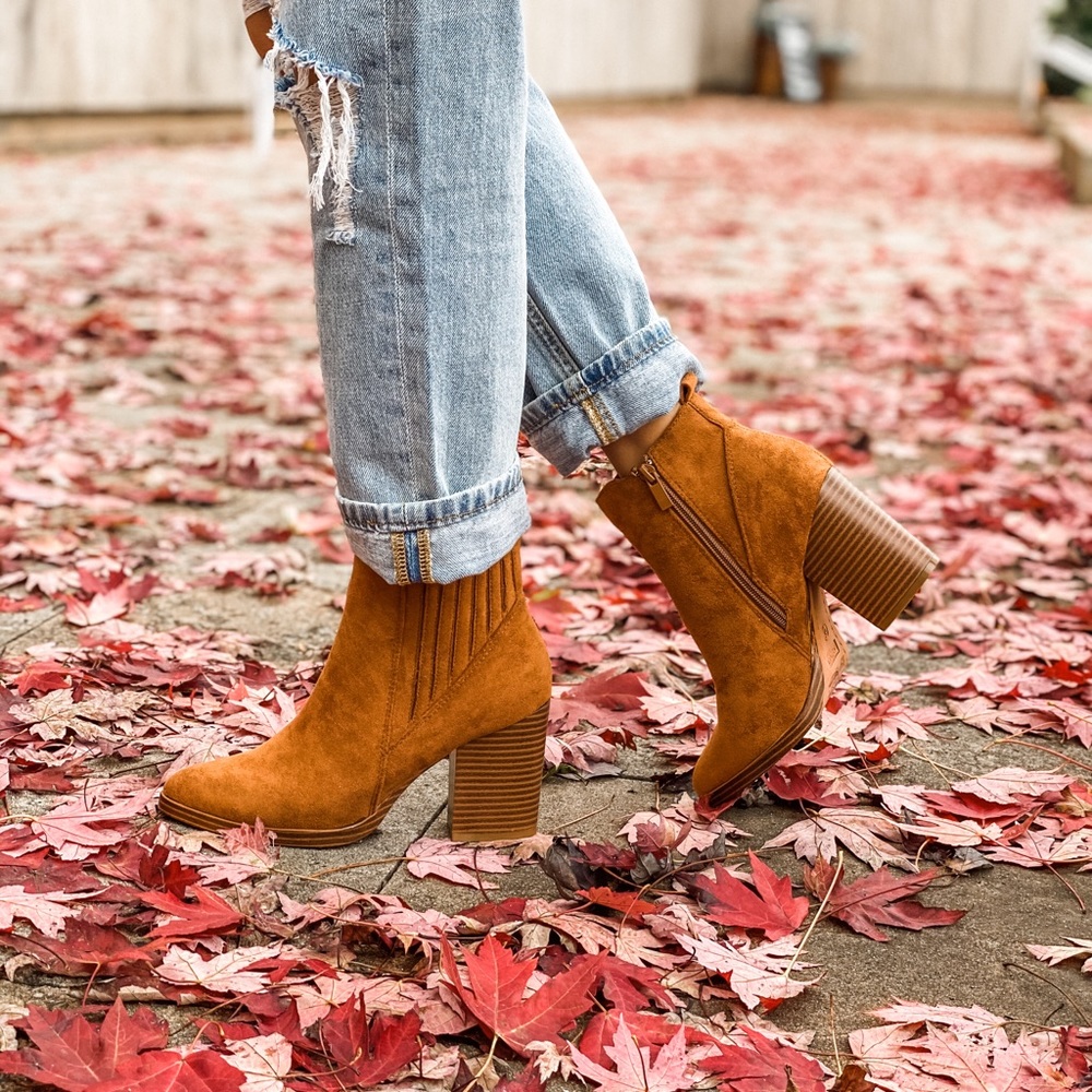 Top Moda Brown booties